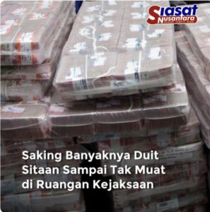 Saking Banyaknya Duit Sitaan Sampai Tak Muat di Ruangan Kejaksaan