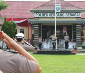 36 Personel Polres Sergai Naik Pangkat Diakhir Tahun 2024