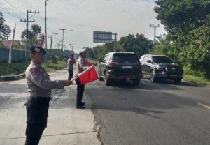 Polres Tebing Tinggi Amankan Lalu Lintas Pasca Natal Dan Tahun Baru