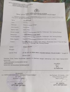 4 Bulan Kasus Pencemaran Nama Baik Mandek Di Polres Sergai