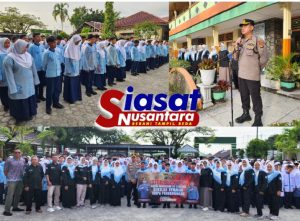 Kapolres Belitung Turun Langsung ke Sekolah, Berikan Himbauan Stop Geng Motor dan Stop Bullying di SMPN 1 Tanjungpandan
