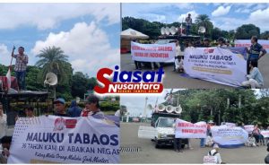 Bentuk Keprihatinan atas Janji Pemerintah yang Tak Terealisasi, 100 Orang Aksi Taboas Maluku Menggugat Sampaikan 4 tuntutan