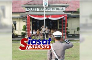 Kapolres Sergai Pimpin Apel Pasukan Dalam Rangka Operasi Keselamatan Toba 2025