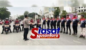 Polrestabes Medan Wujudkan Polisi Modern Dengan Patroli Gunakan Sepatu Roda dan Motor Listrik