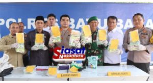 Polres Batu Bara Berhasil Gagalkan Pengedaran Sabu Seberat 10 Kilo Gram