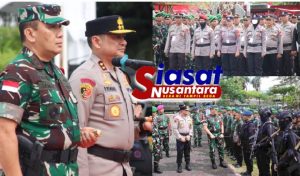 Polda Kalbar dan Kodam XII/Tpr Gelar Apel Pengamanan Kunjungan Wapres ke Singkawang