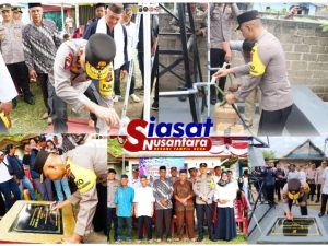 Kapolda Babel Resmikan Sumur Bor di Dua Desa, Semoga Bermanfaat dan Terus Mengalir untuk Masyarakat