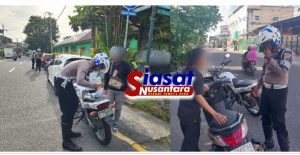 Sebanyak 50 Pelanggaran Tilang dan 90 Teguran di Hari Keempat Ops Keselamatan Menumbing 2025 Polres Belitung