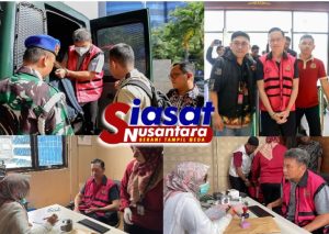 JAM PIDSUS Kejagung Serahkan Tersangka TTL dan CS serta Barang Bukti Dalam Perkara Impor Gula