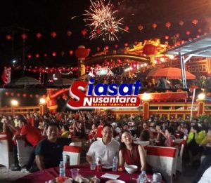 Jonathan Axel Hernandie Anggota DPRD Kabupaten Belitung Ikut Meriahkan Festival Cap Go Meh 2025 di Kelenteng Sijuk Peduli Bersama