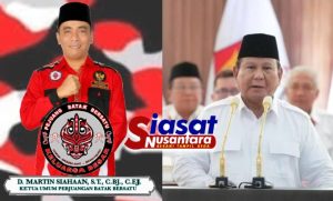 Ketua Umum Pejuang Batak Bersatu Ucapkan Selamat Kepada Bapak H. Prabowo Subianto Atas Terpilihnya Kembali Sebagai Ketua Umum Gerindra 2025-2030