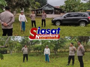 Dukung Program Ketahanan Pangan, Wakapolres Belitung Laksanakan Pengecekan Ketahanan Pangan di Desa Air Pelempang Jaya