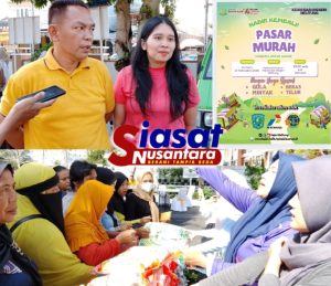 Kepedulian Terhadap Masyarakat, Kejari Kabupaten Belitung Gelar Kegiatan Bazar Pasar Murah untuk Masyarakat Umum