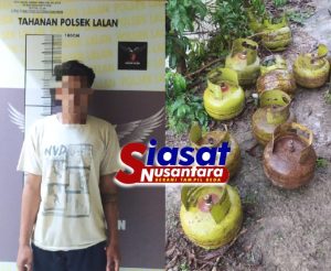 Polsek Lalan Berhasil Tangkap Pelaku Pencurian Spesialis Rumah Kosong dan Tabung Gas Melon