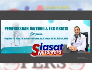 MD PPM Provinsi Kep. Babel Bersama dr. Ismi Purnawan, Gelar Bakti Sosial Pemeriksaan Jantung dan EKG Gratis