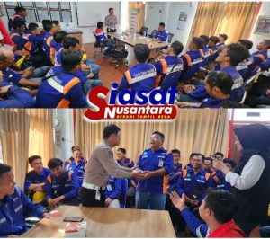 Unit Kamsel Sat Lantas Polres Belitung Sosialisasi UU No. 22 Tahun 2009 Tentang Lalu Lintas dan Angkutan Jalan Bersama Garda Utama Nasional