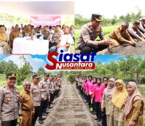 Polres Belitung Gelar Launching Penguatan Program Pekarangan Pangan Lestari Lalui Pendekatan Terintegrasi dan Berkelanjutan se-Indonesia