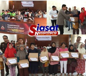 Bhakti Sosial Polri Presisi Bersama Mahasiswa, Aliansi BEM, Dan Organisasi Pers, Menyambut Bulan Suci Ramadhan 1446 H