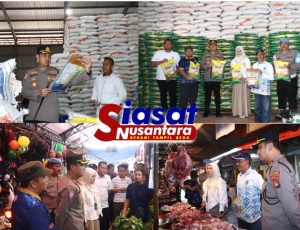 Kapolres Belitung Bersama Dinas Perdagangan Cek Ketersediaan Barang Pokok Jelang Ramadhan 1446 H