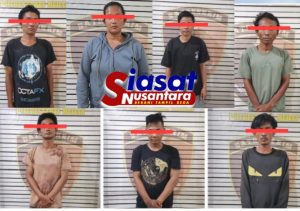 Polsek Medan Tembung Berhasil Amankan Tujuh Orang Diduga Pelaku Judi Tembak Ikan