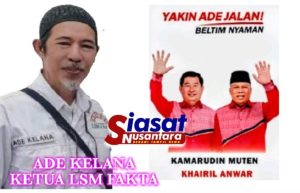 Ade Kelana: KPU Beltim Harus Segera Buat Surat Penetapan Terhadap Kamarudin Muten dan Khairil Anwar Sebagai Pasangan Terpilih