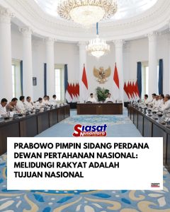 Presiden RI Prabowo Subianto mempimpin sidang perdana Dewan Pertahanan Nasional di Istana Kepresidenan Bogor, Jawa Barat, Jumat (7/2) siang.