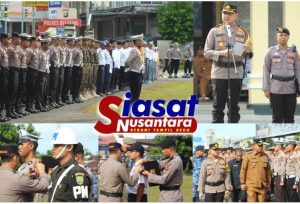 Kapolres Belitung Pimpin Apel Gelar Pasukan Operasi Keselamatan Menumbing 2025