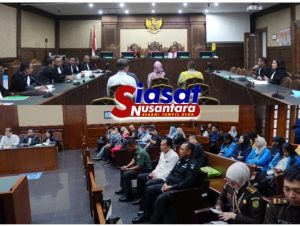 Pembacaan Surat Dakwaan Perkara Koneksitas Korupsi Kredit BRIguna pada Satuan Militer Cibinong Tahun 2016-2023