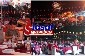 Tokoh Masyarakat Tionghoa Dalay Kosim Hadiri Festival Perayaan Cap Gomeh di Kelenteng Sijuk Peduli Bersama