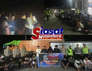 Antisipasi Geng Motor, Polres Bangka Barat Laksanakan Kegiatan KRYD