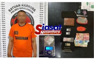 Tak Pandang Bulu Sat Narkoba Polres Simalungun Tangkap Pengedar Sabu di Hotel