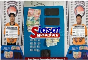 Dua Orang Pengedar Sabu di Lorong 7 Parluasan, Berhasil di Amankan Polres Pematangsiantar
