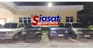 Jatanras Polres Simalungun Amankan Barang Bukti Empat Mobil Hasil Penipuan dan Penggelapan, Pelaku Masih Diburon