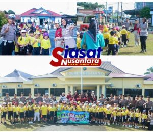 Edukasi Sejak Dini: TK Universal Belitung Kunjungi Mako Polres Belitung untuk Belajar Keselamatan Berlalu Lintas