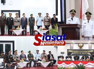 Wadanyon Brimob Polda Kep. Babel Hadiri Rapat Paripurna DPRD Kabupaten Belitung dan Penyampaian Pidato Sambutan Bupati Belitung Terpilih Masa Jabatan 2025-2030