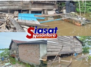 Tingginya Curah Hujan Buat Air Sungai Musi Naik, Warga Bawah Alai Sekayu Khawatir Longsor