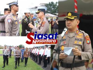 Kapolres Belitung Pimpin Upacara Gelar Pasukan Operasi Ketupat 2025, Tegaskan Kesiapan Pengamanan Lebaran