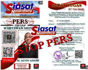 STOP PERS Wartawan Siasat Nusantara Wartawan Medan (Liputan Polri)