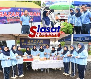 Bazar Murah Dalam Rangka HUT Ke-79 TNI AU di Lanud H.AS Hanandjoeddin Diserbu Pengunjung