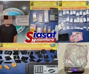 Sat Reskrim Narkoba Polres Muba Amankan 3 Orang Diduga Pengedar Narkoba Jenis Sabu Secara Serentak