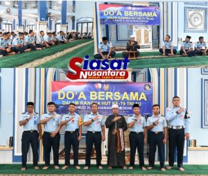 Lanud H.AS Hanandjoeddin Gelar Doa Bersama Sambut HUT ke-79 TNI AU