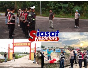 Berikan Rasa Aman dan Nyaman, Polres Belitung Laksanakan Pengamanan Kegiatan Cheng Beng di TPU Hok Kian