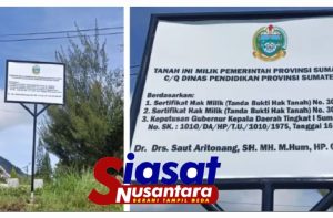 Pemilik Lahan Lapangan Mini Memagar Lokasi dan Dirikan Spanduk Dilarang Masuk