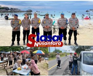 Kapolres Belitung Laksanakan Pengecekan Pospam dan Teguran Simpatik dalam Rangka Operasi Ketupat Menumbing 2025