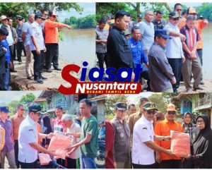 Wabup Muba Tinjau dan Serahkan Bantuan ke Warga Terdampak Longsor di Dusun III RT.05 Desa Kasmaran
