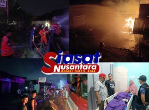 Diduga Percikan Api Raket Nyamuk Sambar Botol Bensin, Ruko Notaris dan Toko Ponsel di Jalan Samanhudi Habis Terbakar
