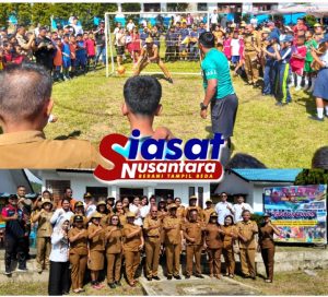 Wabup Toba Didampingi Kadis Pendidikan, Buka Turnamen Futsal dan Martumba Tingkat SD