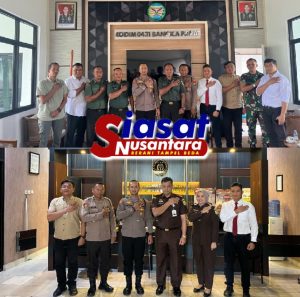 AKBP Pradana Aditya Nugraha Lakukan Kunjungan Kerja ke Kejari dan Kodim 0431/Bangka Barat