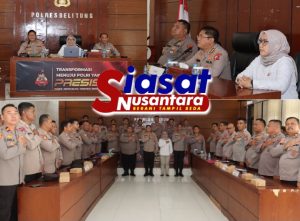 Penelitian Profesionalitas Polri dan Mitigasi Etik oleh Tim Puslitbang Polri di Polres Belitung
