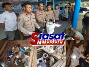 Sat Polairud Polres Bangka Barat Gagalkan Penyelundupan 5 Ton Pasir Timah, 8 Pelaku Diamankan